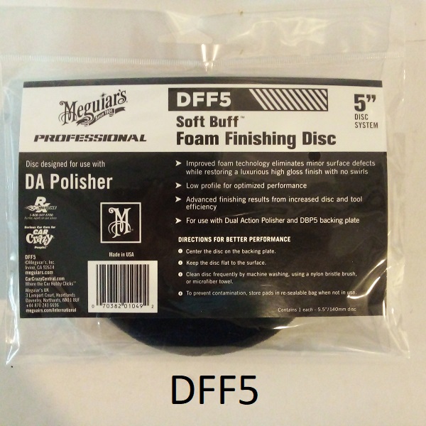 Meguiars® DFP5 - Soft Buff™ 5 Foam Dual Action Hook-and-Loop